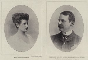 Lady West Ridgeway et le très honorable Sir Joseph West Ridgeway - English Photographer