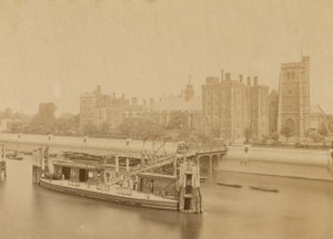 Palais de Lambeth et embarcadère - English Photographer