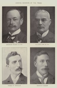 Membres éminents du commerce des épiciers (photo n/b) - English Photographer