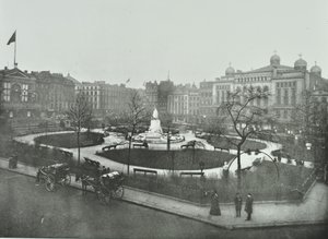 Leicester Square, Westminster LB : vue vers le nord-est, 1896 - English Photographer