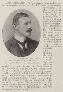 Lieutenant-colonel E J E Swayne, commandant des forces en Somalie - English Photographer