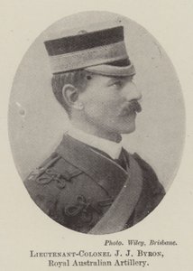 Lieutenant-colonel J J Byron, Artillerie royale australienne - English Photographer