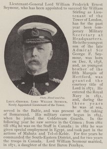 Lieutenant-général Lord William Seymour, nouvellement nommé lieutenant de la Tour - English Photographer