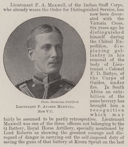 Lieutenant F Aylmer Maxwell, Nouveau VC - English Photographer