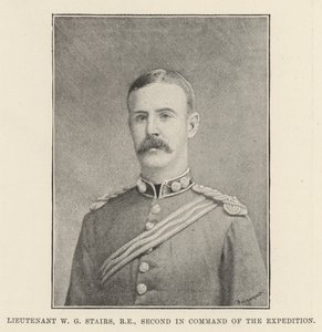 Lieutenant W G Stairs, RE, second en commandement de l