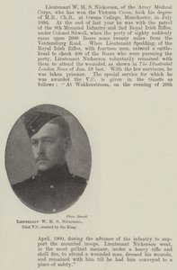 Lieutenant W H S Nickerson, première VC créée par le roi - English Photographer