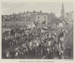 Life-Boat Saturday à Bristol, la procession