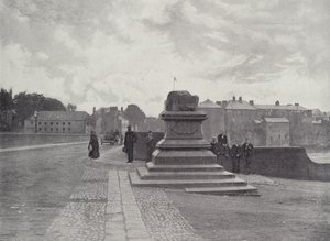Limerick, la pierre du traité, pont Thomond et château