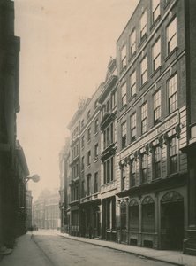 Lombard Street, Londres; photographie; datée juin 1885 - English Photographer