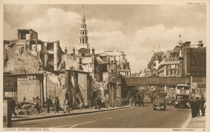 Vue en bas de Ludgate Hill, Londres - English Photographer