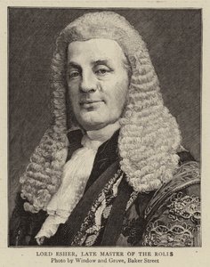 Lord Esher, ancien maître des rôles - English Photographer