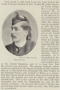 Lord Lovat - English Photographer