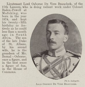 Lord Osborne De Vere Beauclerk - English Photographer