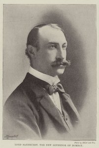Lord Sandhurst, le nouveau gouverneur de Bombay - English Photographer