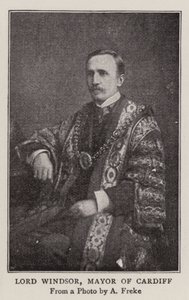 Lord Windsor, Maire de Cardiff - English Photographer