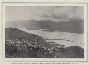 Port de Lyttelton, Nouvelle-Zélande, où le duc et la duchesse de Cornouailles devaient arriver le 22 juin - English Photographer