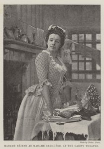 Madame Réjane en Madame Sans-Gêne, au théâtre Gaiety - English Photographer