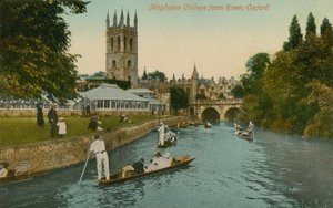 Magdalen College, Oxford, depuis la rivière