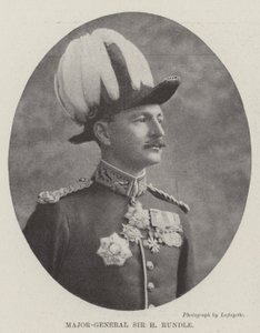 Major-général Sir H Rundle - English Photographer