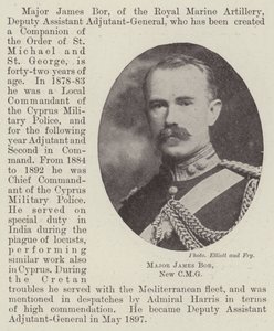 Major James Bor, nouveau CMG - English Photographer
