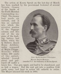 Major Phipps-Hornby, récompensé par la VC pour bravoure à Koorn Spruit - English Photographer