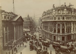 Mansion House, Queen Victoria Street et Cheapside, Londres - English Photographer