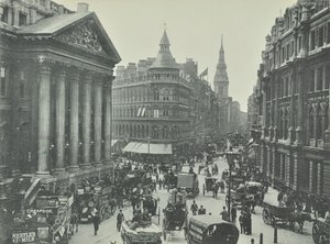 Mappin et Webb, Cheapside, de Mansion House regardant vers l