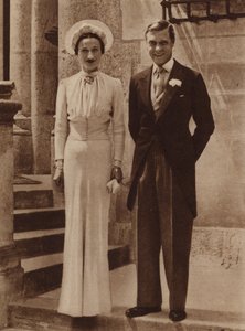 Mariage du duc de Windsor avec Mme Simpson au Château de Candé, Monts, 3 juin 1937 - English Photographer