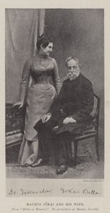 Maurus Jokai et sa femme - English Photographer