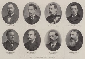 Membres du Nouveau Conseil du Comté de Londres Élu - English Photographer
