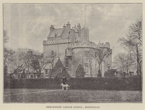 Merchiston Castle School, Édimbourg (gravure)