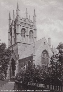 Merton College et église St John Baptist, Oxford - English Photographer