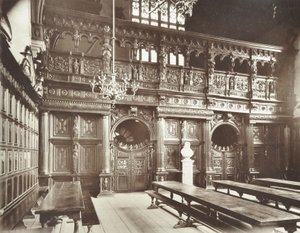 Middle Temple Hall, 1885 - English Photographer