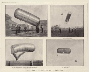 Ballon militaire à Aldershot