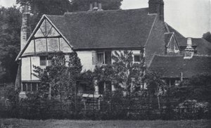 Cottage de Milton à Chalfont St Giles, Buckinghamshire, où il a séjourné pendant la peste de Londres (photo n/b) - English Photographer