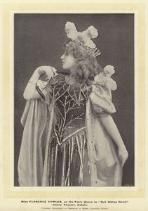 Mlle Florence Fowler, en Reine des Fées dans Le Petit Chaperon Rouge, Gaiety Theatre, Dublin - English Photographer