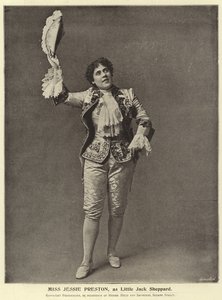 Mlle Jessie Preston, en tant que Little Jack Sheppard