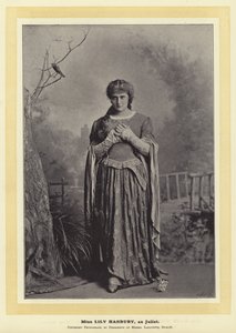 Mlle Lily Hanbury, en Juliette - English Photographer