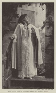 Mlle Lucile Hill en Dorothy Vernon dans Haddon Hall - English Photographer