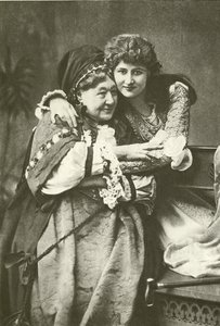 Mlle Mary Anderson et Mme Stirling en Juliette et Nourrice (gravure) - English Photographer