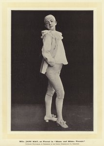 Mlle Jane May, en Pierrot - English Photographer