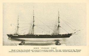 Modèle du HMS Warrior