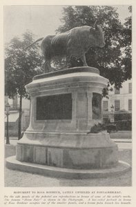 Monument à Rosa Bonheur, récemment dévoilé à Fontainebleau