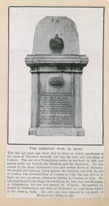 Monument à Théodore, roi de Corse