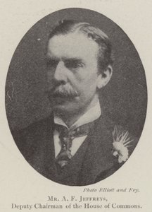 M. A F Jeffreys, vice-président de la Chambre des communes - English Photographer