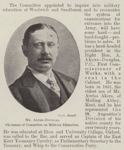 M. Akers-Douglas, président du comité sur l