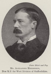 M. Alexander Henderson, nouveau député pour la division ouest du Staffordshire - English Photographer