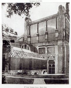 Maison de M. Alma Tademas, côté nord, 34 Grove End Road, Londres, 1889 - English Photographer