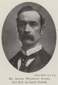 M. Arthur Wellesley Soames, nouveau député pour le sud du Norfolk - English Photographer