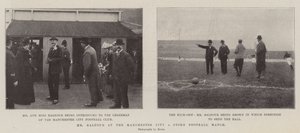M. Balfour au match de football Manchester City contre Stoke - English Photographer